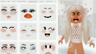 How To Make A ✨CUTEEE✨ ROBLOX Face-😊🤩🥰
