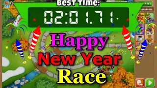 Bloons TD 6 Race 🎆 In 2:01 🎆 Out Of Control  (Happy New Year)
