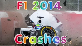 F1 2014 Crashes (Remake)
