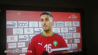 تصريح.. ايمن برقوق لاعب المنتخب الوطني المغربي بعد الفوز على السنغال  3 / 1