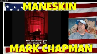 MARK CHAPMAN by MANESKIN   Lyric Video English - REACTION