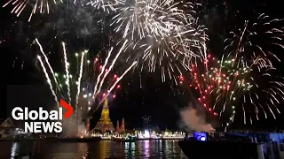 New Year's 2023: Thailand ushers in New Year with fireworks over iconic temple in Bangkok