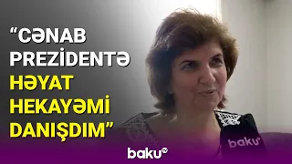 Anamla qayıtmaq istəyirdim, amma... | Prezidenti evinə dəvət edən Xocalı sakini duyğulandı