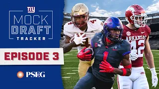 Giants Mock Draft Tracker: Pre-NFL Combine Expert Picks (Ep. 3) | New York Giants