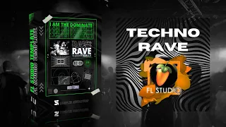 💀 TECHNO RAVE FLP 💀  Download FL Studio Project - I AM THE DOMINATE | Hard Techno & Acid