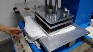 Fabric silicone 3D embossing machine on t-shirt/ denim Jeans/ sportswear