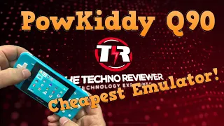 Powkiddy Q90 cheapest portable retro game console in the world!? Unboxing Review Teardown. Wow!