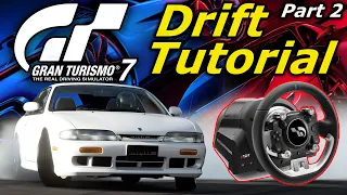 How to Drift With a Steering Wheel (GT7/Real Life Tutorial) - Part 2: Initiation Techniques