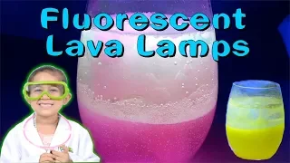 Fun with Fluorescence Make Fluorescent Lava Lamps Grace's Science Place STEM