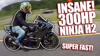 300HP NINJA H2! INSANE POWER!