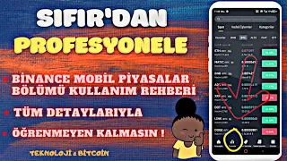 Binance Mobile Piyasalar Bölümü Kullanım Rehberi | Sıfırdan - Profesyonele