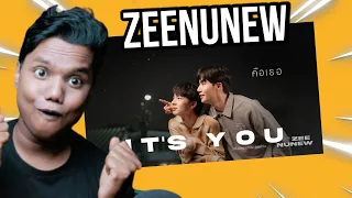 (It’s You) - Zee NuNew 【OFFICIAL MV】| Ost. Cutie Pie 2 You | REACTION