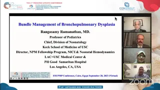 Bundle Management of Bronchopulmonary Dysplasia Prof Rangasamy Ramanathan, MD.