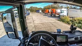 POV Truck Driving MAN TGX 470  🇫🇷 🇩🇪  Еntering Germany through France Lauterbourg  cockpit view 4K