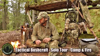 Tactical Bushcraft mit Lagerbau und Übernachtung - Survival & Bushcraft Camp mit Lagerfeuer