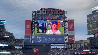 New York Mets 2022 Starting Lineups (vs. Los Angeles Dodgers)