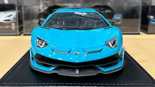 IM1806-F IVY Lamborghini Novitec SVJ Miami blue 1:18 31/99
