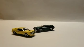 Cracktastic Fantastic: Greenlight Under The Hood Collector Club Yellow 1971 AMC Javelin AMX