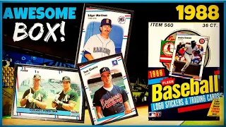 1988 Fleer Baseball Box Break! Tom Glavine Rookie Card Chase!