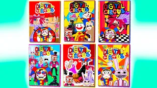 THE AMAZING DIGITAL CIRCUS FULL STORY GAMING BOOK🎮+KAUFMO, RAGATHA, POMNI, JAX, GLOINK QUEEN SQUISHY