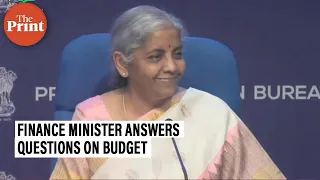 Post Budget press conference by Finance Minister