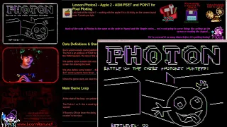 Lesson Photon3 - Apple 2 - ASM PSET and POINT for Pixel Plotting