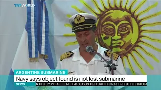 Argentina navy says object found in ocean is not lost submarine