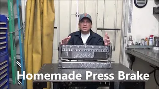Homemade  Finger Press Brake,  Do it yourself, (step-by-step) -you can make one any size you want.
