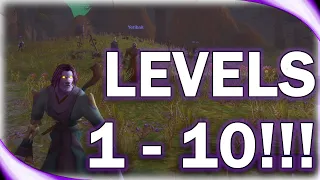 WoW Classic - Undead Mage Level 1-10!
