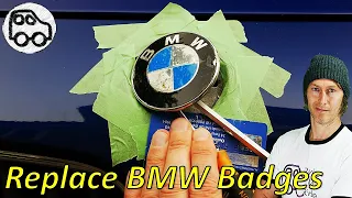 Remove or Replace BMW Bonnet Badge or BMW Boot Badge // BMW Emblem