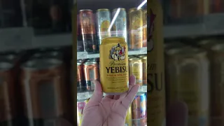 Sapporo Premium YEBISU Beer, it's Japan's most premium beer