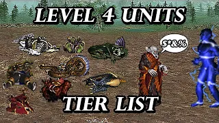 ITS A SLAUGHTER!!! | Heroes 3 HotA Tier 4 creature TIER LIST!