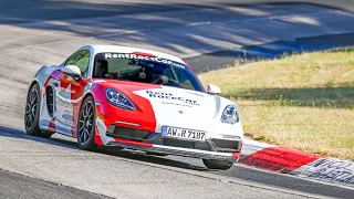 I learn to drive the Nordschleife | Porsche Cayman lap with German instructions