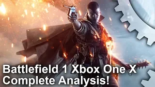 [4K] Battlefield 1 on Xbox One X: 4K Upgrade Analysed - But What's Up With Multiplayer?