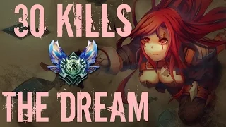 30 KILLS. THE DREAM. - Master Tier Katarina Smurfing in D5 - Full Gameplay | League of Legends