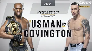 UFC 268: Kamaru Usman vs Colby Covington Highlights