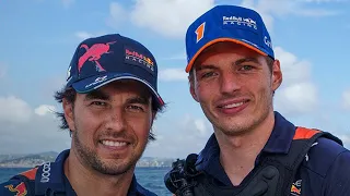 Max Verstappen and Checo Perez Go SAILING in Saint Tropez ⛵️