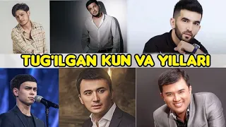 San'at olami mashxurlarining tuğilgan kun va yillari