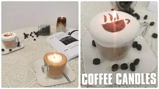 DIY Candles Design / Gel Wax Candle Making Ideas / DIY Coffee Candles