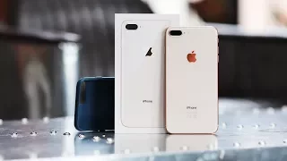 РАСПАКОВКА И ОБЗОР НОВЕНЬКОГО iPHONE 8 PLUS