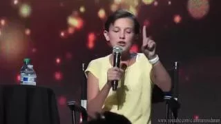 Millie Bobby Brown raps Nicki Minaj's verse from "Monster"