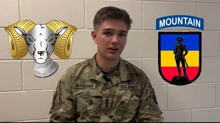 THE Mountain Warfare School: CDT Maschke