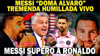 🔴Messi DERRUMBA a ALVARO MORALES en VIVO| Estadunidenses Le TIRAN su TEATRO| Llora Por C. RONALDO