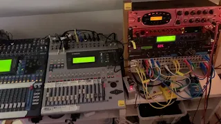 Audio Routing in my Studio (& reconstr. New Order - Confusion Pump Panel Edit) into/out of Ableton