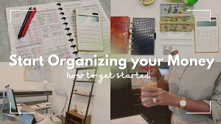 Start Organizing Your Money | How to Get Started #day11 #vlogmas