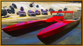 GTA 5 Roleplay - DRAG SPEED BOAT BANK HEIST | RedlineRP