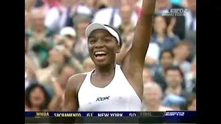 Venus Williams vs Maria Sharapova Wimbledon 2005 SF 2ND SET PART 3 (ESPN coverage)