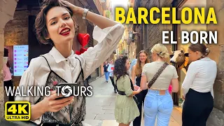 4K Barcelona (Spain) El Born Walking Tour • October 2022