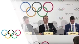 IOC Executive Board - Press Briefing with IOC President's Spokesman Mark Adams