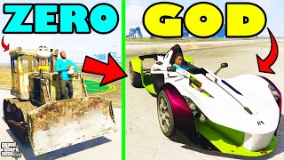 Franklin Upgrading ZERO To GOD SUPER CAR in GTA 5 | SHINCHAN and CHOP